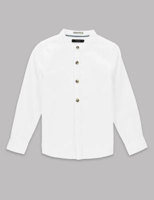 Pure Cotton Waffle Shirt &#40;1-7 Years&#41;